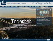 Tablet Screenshot of carmelcitychurch.org